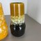 Pottery Fat Lava Supercolor Vases from Scheurich, Germany, 1970s, Set of 3 14