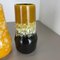 Pottery Fat Lava Supercolor Vases from Scheurich, Germany, 1970s, Set of 3, Image 14