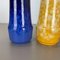 Pottery Fat Lava Supercolor Vases from Scheurich, Germany, 1970s, Set of 3 6