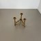 Mid-Century Brutalist Bronze Candleholder by Michael Harjes, Germany, 1960s 4