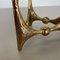 Candelabro brutalista Mid-Century de bronce de Michael Harjes, Germany, años 60, Imagen 12