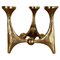 Mid-Century Brutalist Bronze Candleholder by Michael Harjes, Germany, 1960s, Image 1