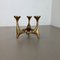 Mid-Century Brutalist Bronze Candleholder by Michael Harjes, Germany, 1960s 2