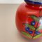 Multi-Color Pottery Fat Lava Vases from Scheurich, Germany, 1970s, Set of 2, Image 8