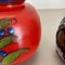 Multi-Color Pottery Fat Lava Vases from Scheurich, Germany, 1970s, Set of 2 7