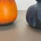 Multi-Color Pottery Fat Lava Vases from Scheurich, Germany, 1970s, Set of 2 15