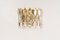 Apliques de latón dorado y cristal de Palwa, Germany, años 70. Juego de 2, Imagen 2