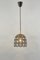 Small Iron & Clear Glass Pendant Lights from Limburg, Germany, 1960s 2