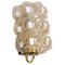 Large Amber Bubble Glass Sconce by Helena Tynell for Limburg, Germany, Image 1