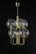 Small Sciolari Style Brass Pendant Light, Germany, 1970s 5