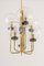 Small Sciolari Style Brass Pendant Light, Germany, 1970s, Image 1