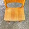 Mid-Century Italian Modern Solid Oak Dining Chairs, 1960s, Set of 6, Image 8