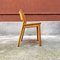Mid-Century Italian Modern Solid Oak Dining Chairs, 1960s, Set of 6, Image 5