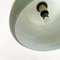 Mid-Century Italian Modern Bell Shaped Grey-Green Double Glass Pendant, 1960s, Image 11