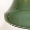 Mid-Century Italian Modern Bell Shaped Grey-Green Double Glass Pendant, 1960s 9