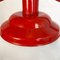 Italian Modern Glass & Red Metal Rod Pendant, 1970s, Image 8