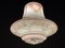 Art Deco Painted Milk Glass Pendant Lamp, 1920s, Image 3