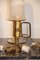 Italian Golden Metal and Murano Glass Table Lamp, 1970s, Set of 2 6