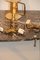 Lámpara de mesa italiana de metal dorado y cristal de Murano, años 70. Juego de 2, Imagen 5