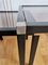 Vintage Nesting Tables in Black Metal and Smoked Glass, 1980s, Image 7