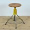 Tabouret Pivotant Industriel, 1960s 1