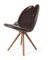 English Leather New Panse Chair with Oak Legs from VGnewtrend 2
