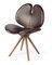 English Leather New Panse Chair with Oak Legs from VGnewtrend 3