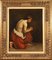 Flämisches Gemälde einer knienden Figur, 17. Jh., Öl auf Leinwand, gerahmt 1