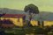 Antonio Tucci, Paesaggio di campagna, Italia, anni '90, olio su tela, con cornice, Immagine 4