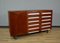 Teak Sideboard with Drawers and Door, Italy, 1950s 2
