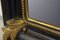Espejo de pared Salvator Rosa vintage de ébano y oro, años 80, Imagen 4