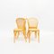 Vintage Side Chairs in Bentwood and Cane Wood, 1980s, Set of 4, Image 4