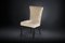 Italian Ecru Fabric Finger Chair with Black Legs from VGnewtrend 1