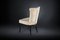 Italian Ecru Fabric Finger Chair with Black Legs from VGnewtrend 2