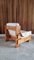 Mid-Century Swedish Brutalist Lounge Chair in Solid Pine, 1970s, Image 10
