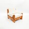 Mid-Century Swedish Brutalist Lounge Chair in Solid Pine, 1970s 2