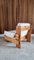Mid-Century Swedish Brutalist Lounge Chair in Solid Pine, 1970s 11