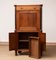 18th Century Narrow Oak Swedish Study Cabinet Secretaire in Empire Style, Image 5