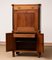 18th Century Narrow Oak Swedish Study Cabinet Secretaire in Empire Style 6