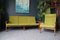 Mid-Century Teak Framed Two Piece Lounge Suite in Original Fabric from Guy Rogers, 1960s, Set of 2 25