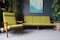 Mid-Century Teak Framed Two Piece Lounge Suite in Original Fabric from Guy Rogers, 1960s, Set of 2 2