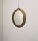 Oval Smoked & Mirrored Crystal Glass Wall Mirror, Italy, 1970s, Image 7