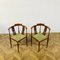 Antique Corner Chairs in Inlaid Mahogany, 1900s, Set of 2 4