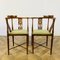 Antique Corner Chairs in Inlaid Mahogany, 1900s, Set of 2, Image 2