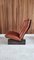 Dutch Lounge Chair in Cognac Leolux Leather and Wood, 1970s 5