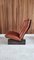 Dutch Lounge Chair in Cognac Leolux Leather and Wood, 1970s, Image 5