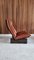 Dutch Lounge Chair in Cognac Leolux Leather and Wood, 1970s 7