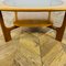 Vintage Two-Tier Coffee Table in Smoked Glass and Teak, 1960s 6
