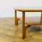 Vintage Two-Tier Coffee Table in Smoked Glass and Teak, 1960s 7