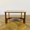 Vintage Two-Tier Coffee Table in Smoked Glass and Teak, 1960s, Image 1